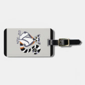 Hand getekend - LEMUR - Primaat - Madagaskar Bagagelabel (Voorkant horizontaal)