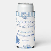 Hand Getekende Laatste Toast aan de Kust Bachelore (Seltzer Voorkant)