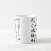 Hand Getekende Lifestyle Clipart Bundel, Koffiemok (Center)
