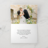 Hand getrokken auto Doodle Modern Pas getrouwd Chr Folie Feestdagenkaart (Binnenlaag)