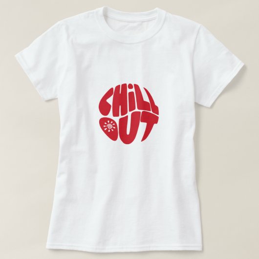 Hand getrokken belettering zin in de vorm van een t-shirt (Design voorkant)