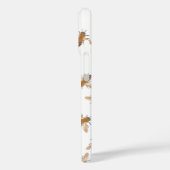 Hand getrokken bijen iPhone Case (Achterkant / Links)