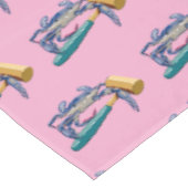 Hand getrokken blauwe krab met hamer Mallet Crab B Tafelkleed (Gekanteld)
