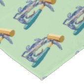 Hand getrokken blauwe krab met hamer Mallet Crab B Tafelkleed (Gekanteld)