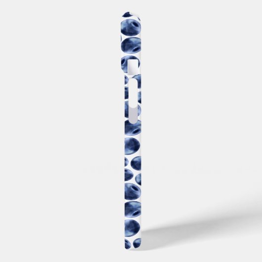 Hand getrokken Blueberries Fruit Patroon Case-Mate iPhone Case (Achterkant / Links)
