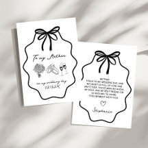 Hand getrokken boog bloemenpracht aan mijn moeder 