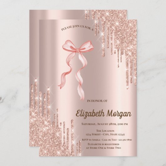 Hand getrokken boog Elegante Lijst Stippen Kaart (Voorkant / Achterkant)