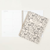Hand getrokken  boog gepersonaliseerd planner (Display)
