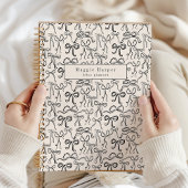 Hand getrokken boog gepersonaliseerd planner