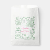 Hand getrokken Coquette Wiser en Hotter Verjaardag Bedankzakje (Voorkant)