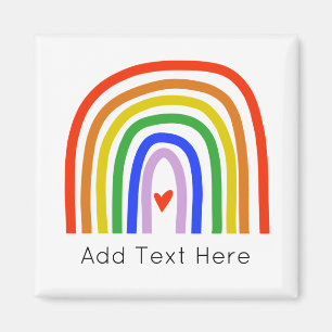 Hand getrokken de Kleuren van de Regenboog het Har Magneet