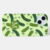 Hand getrokken dille augurk patroon Case-Mate iPhone case (Achterkant (horizontaal))