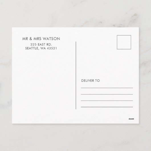 Hand getrokken Doodle Boog Rood Roze Kerstmis Feestdagenkaart (Achterkant)