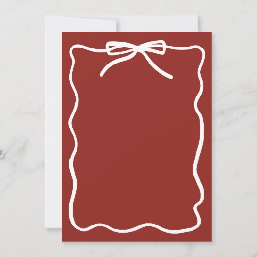 Hand getrokken Doodles Italiaanse thema bruiloft Kaart (Achterkant)