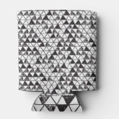 Hand getrokken driehoeken:  abstract. blikjeskoeler (Achterkant)