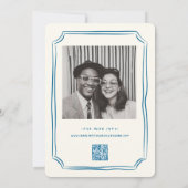 Hand getrokken Funky Tekening Handschrift Bruiloft Kaart (Achterkant)