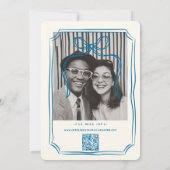 Hand getrokken Funky Tekening Handschrift Bruiloft Kaart (Achterkant)