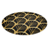 Hand getrokken gouden imitatie Waterverf Snijplank (Hoek)