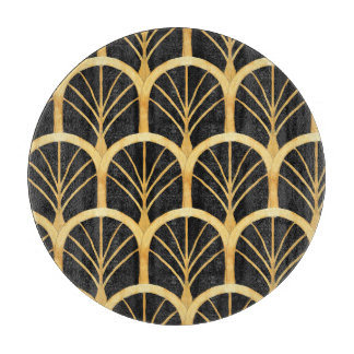 Hand getrokken gouden imitatie Waterverf Snijplank