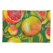 Hand getrokken grapefruits naadloos patroon kussensloop (Achterkant)