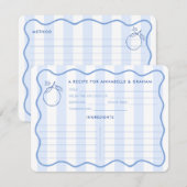 Hand getrokken grens Citrus Vrijgezellenfeest Rece Kaart (Voorkant / Achterkant)