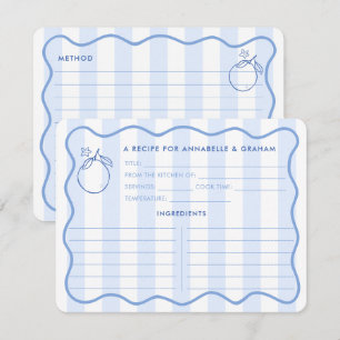 Hand getrokken grens Citrus Vrijgezellenfeest Rece Kaart