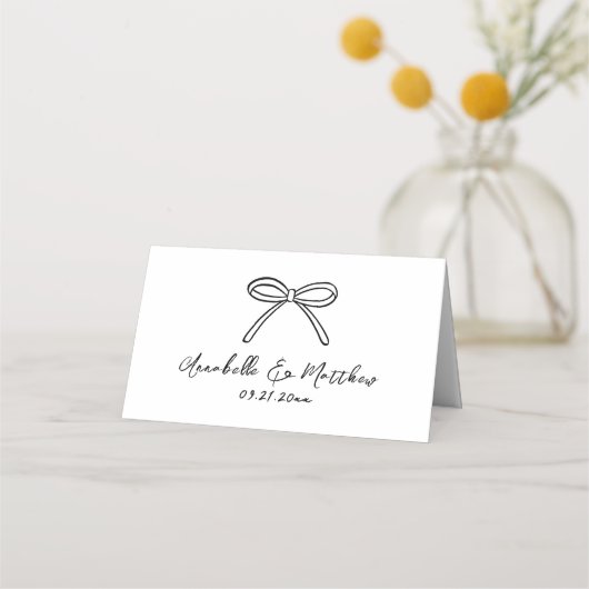 Hand getrokken grillige bruiloft (Achterkant)