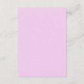 Hand getrokken grillige bruiloft Dank u Informatiekaartje (Achterkant)