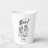 Hand getrokken grillige Halloween Vrijgezellenfees Papieren Bekers (Voorkant)