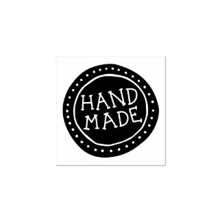 Hand getrokken grillige handgemaakt 	rubberstempel