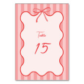 Hand getrokken grillige lint rand kaart (Achterkant)