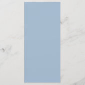 Hand getrokken grillige tafelblad pastel bruiloft menu (Achterkant)