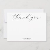 Hand getrokken Heet Roze & Sinaasappel Daisy Patte Bedankkaart (Voorkant)