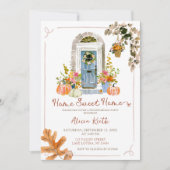 Hand getrokken Herfst Herfst Housewarming Party Kaart (Voorkant)