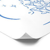 Hand getrokken illustraties tekeningen bruiloft we poster (Hoek)