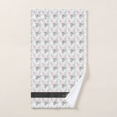 Hand getrokken Kerstman Kerstmis Bad Handdoek (Handdoek)