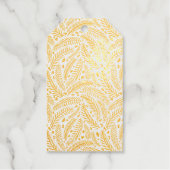 Hand-getrokken Kerstmis Pine Tree Custom Cadeaulabels (Voorkant)