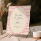 Hand getrokken kleurrijke Kaarten en geschenken te Poster