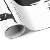 Hand getrokken koffie Mok schets minimalistisch Cadeaupapier (Rol Hoek)