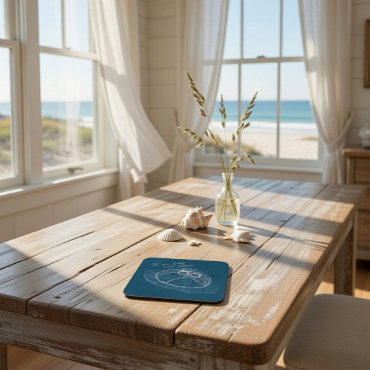 Hand getrokken kwal kunst bier onderzetter