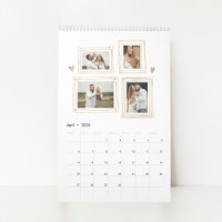 Hand getrokken Lijsten Fotocollage Kalender