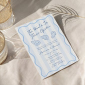 Hand-getrokken Oyster gebraden koppels bruiloft do Kaart