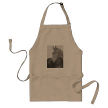 Hand getrokken paard Schort