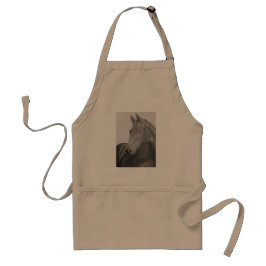 Hand getrokken paard Schort
