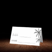 Hand getrokken Palm Tree Boho Beach Trouwtafel