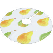 Hand getrokken peren, waterverf voedsel afbeelding kerstboom rok (Gekanteld)