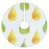 Hand getrokken peren, waterverf voedsel afbeelding kerstboom rok (Voorkant)