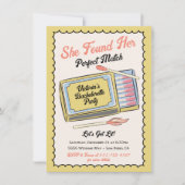 Hand getrokken Perfect Match Matchbox Party Uitnod Kaart (Voorkant)