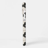 Hand getrokken Pet Portrait Waterverf Doodle Dog iPhone Hoesje (Linkerkant)