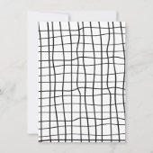 Hand getrokken Pizza Toss Verlovingsfeest Kaart (Achterkant)